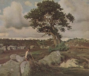Wald von Fontainebleau von Jean Baptiste Camille Corot